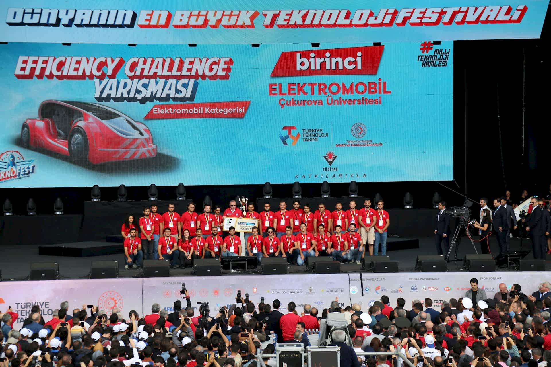 TEKNOFEST 2019 Uluslararası Efficiency Challenge Elektrikli Araç Yarışları'nda ŞAMPİYON 1.5 ADANA